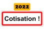 Cotisations 2022